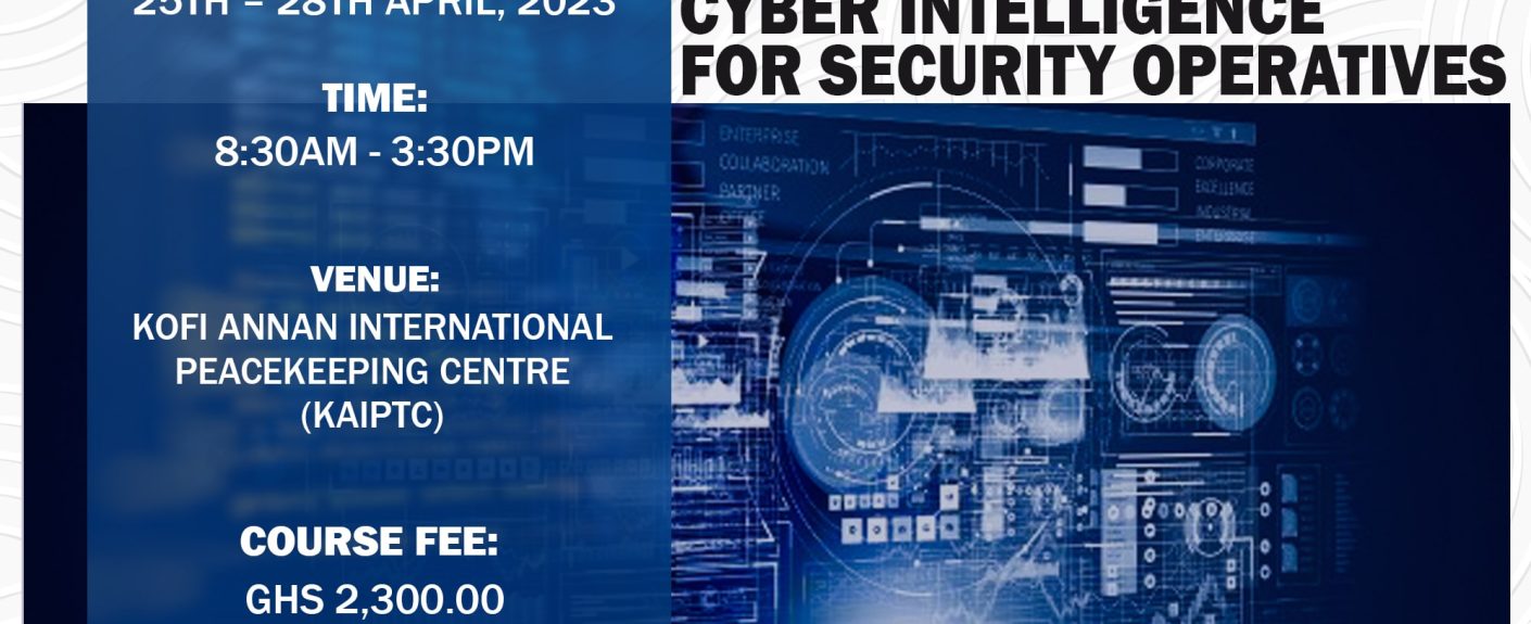 CERTIFICATE IN CYBER INTELLIGENCE FOR SECURITY OPERATIVES 2023